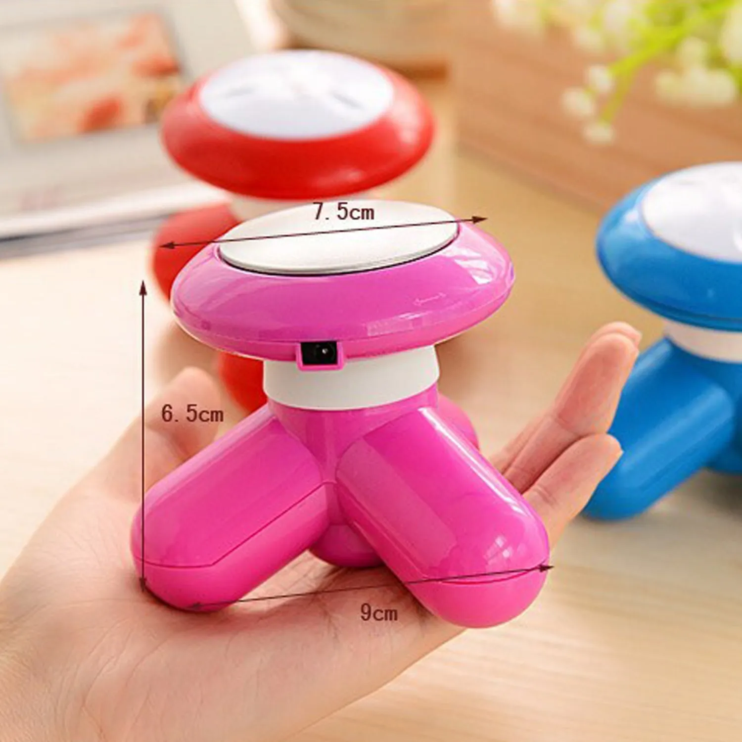 0367A Electric Mini Vibration Full Body Massager (Multicolor)