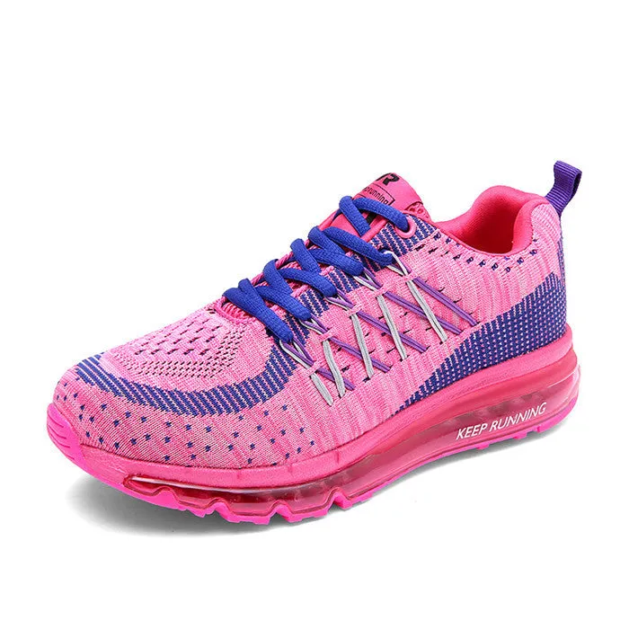 2016 Men Women Air Shoes Fly Weave Breathable Light Soft Trend Running Shoes For Women