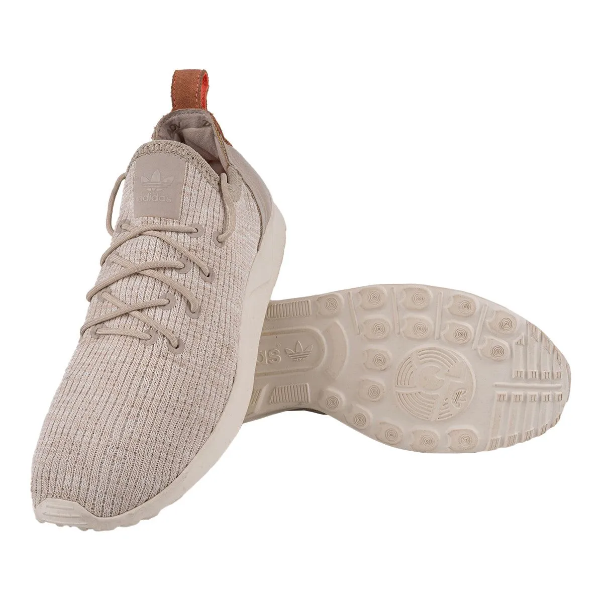 Adidas Zx Flux Adv Virtue Low-Top Sneakers Fabric Beige Colour For Women