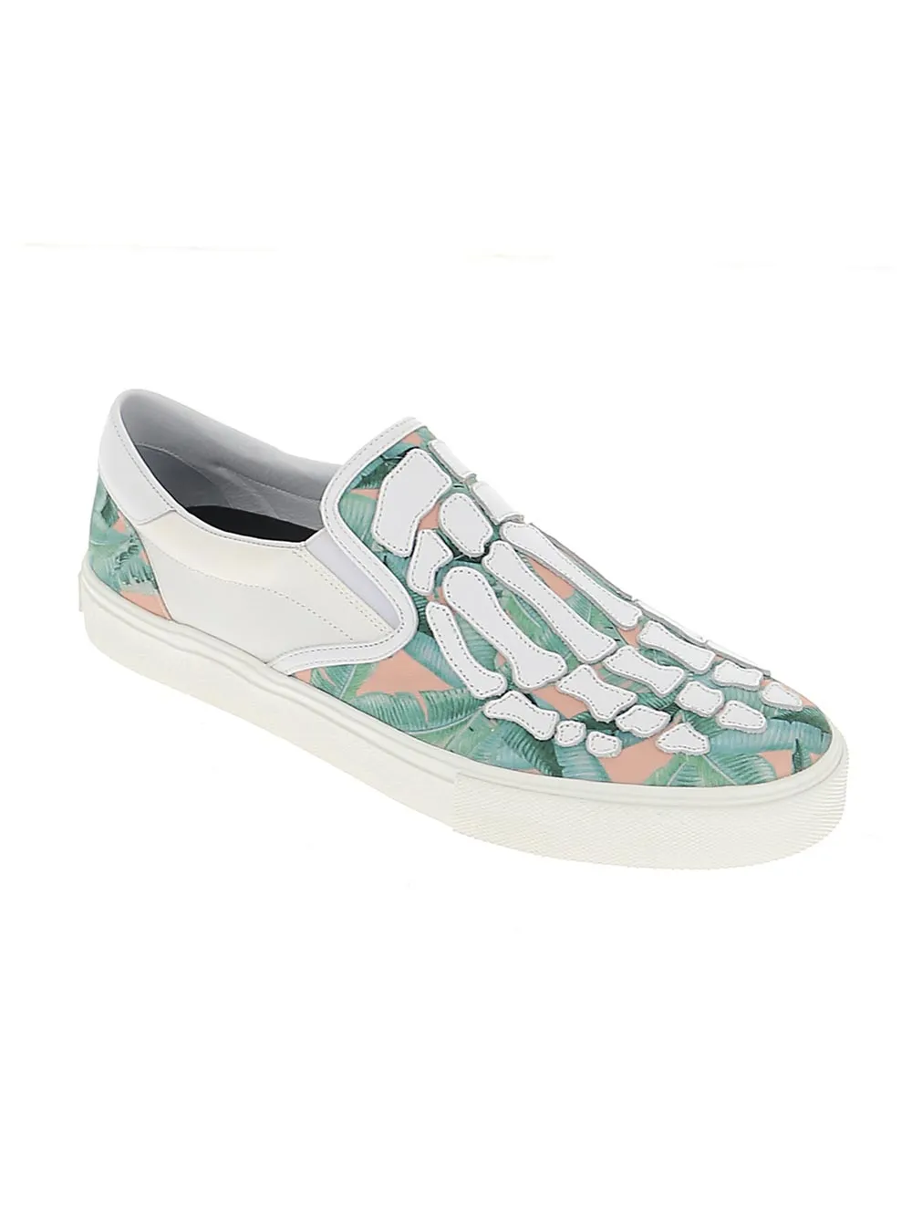 Amiri Banana Leaf Skel Toe Slip On Sneakers