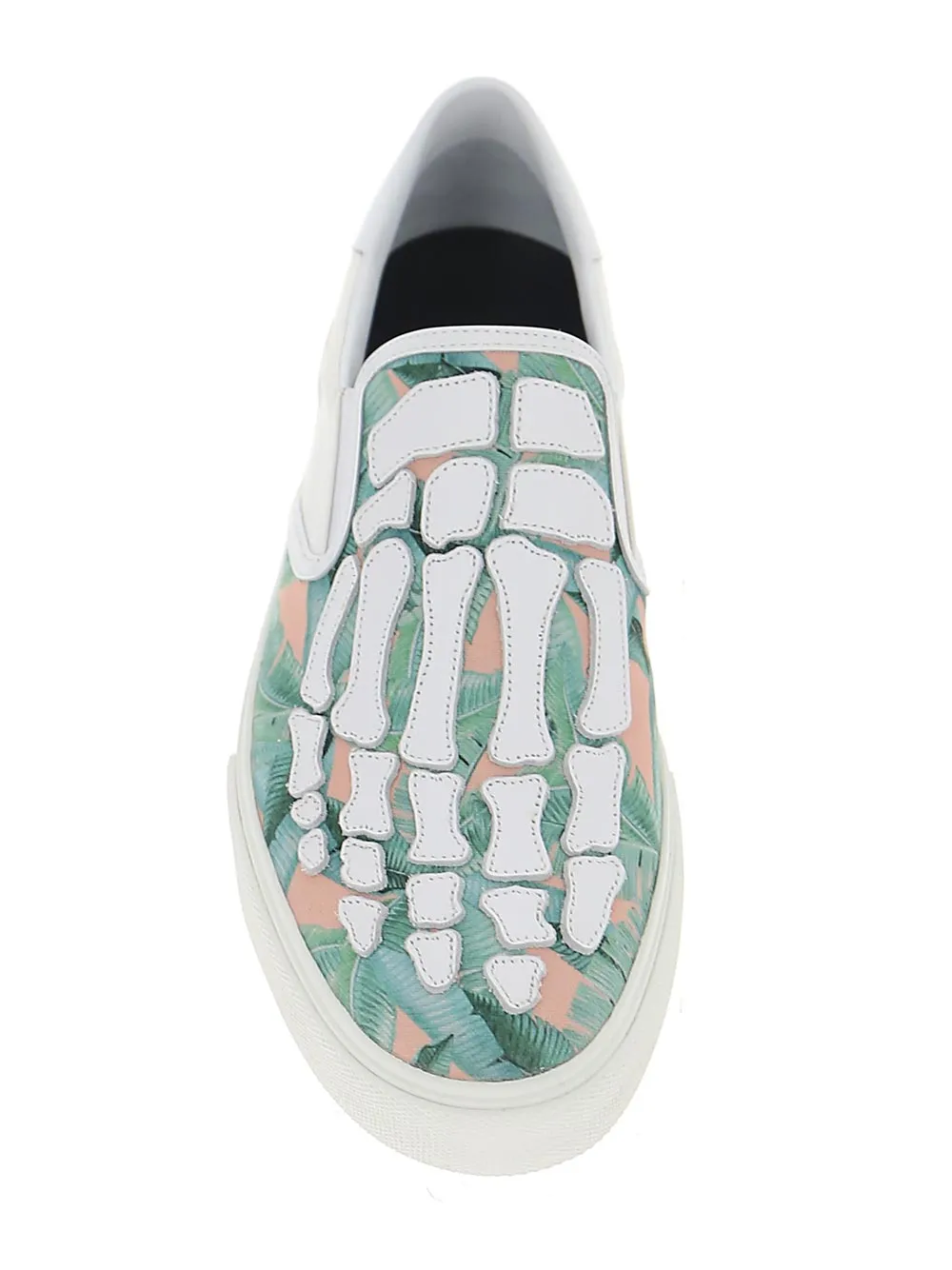 Amiri Banana Leaf Skel Toe Slip On Sneakers