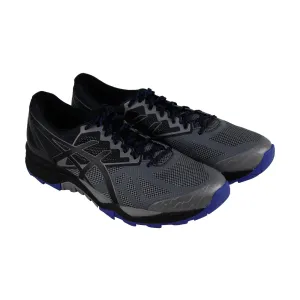 Asics Gel Fujitrabuco 6 T7E4N-9690 Mens Gray Mesh Lace Up Athletic Running Shoes