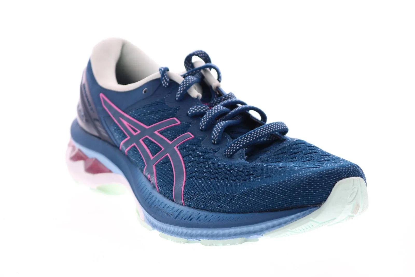 Asics Gel-Kayano 27 1012A649 Womens Blue Synthetic Athletic Running Shoes