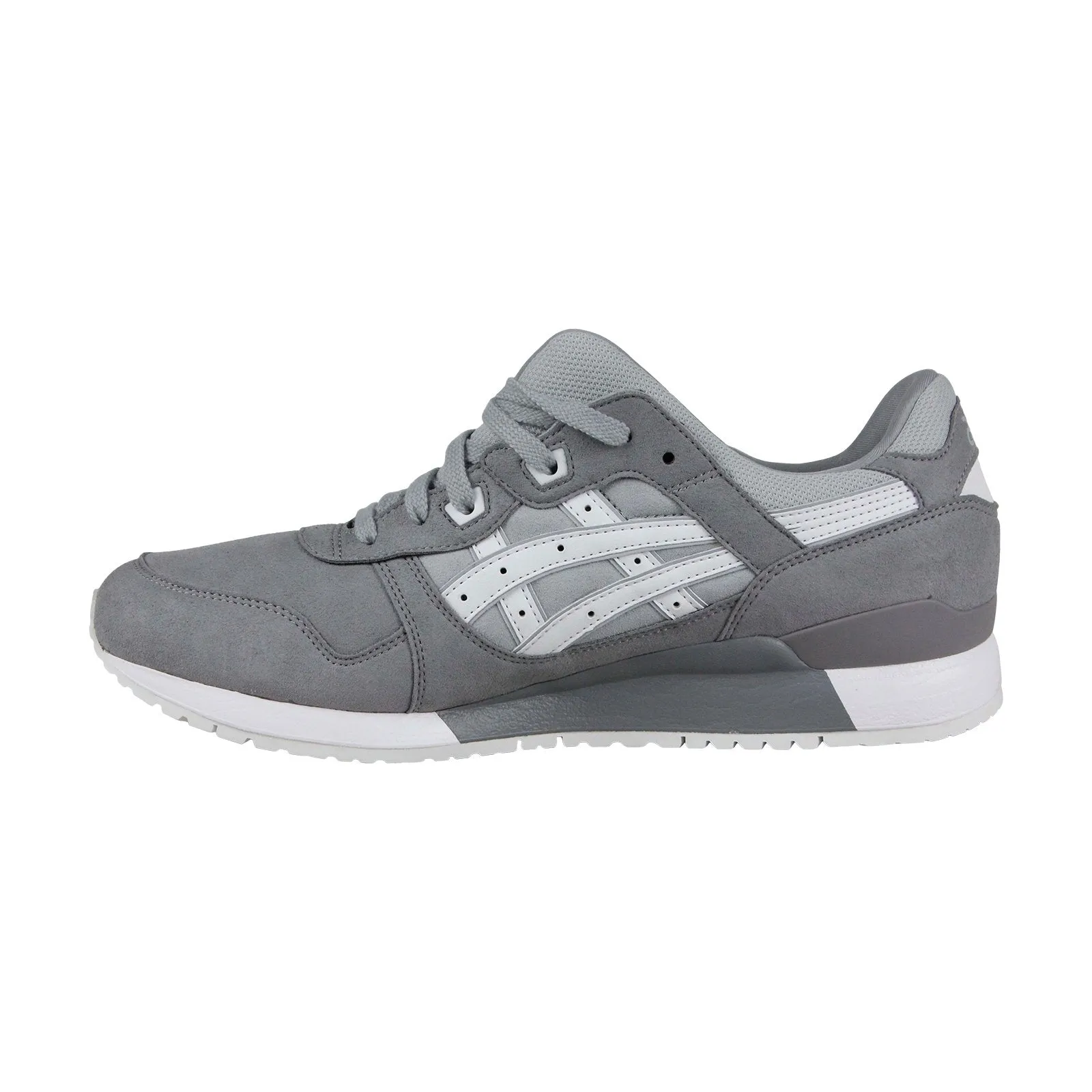 Asics Gel Lyte III H7K4Y-9601 Mens Gray Suede Lace Up Lifestyle Sneakers Shoes