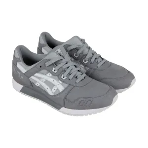 Asics Gel Lyte III H7K4Y-9601 Mens Gray Suede Lace Up Lifestyle Sneakers Shoes