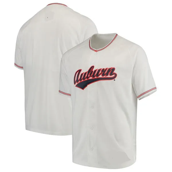 Auburn Tigers Customizable College Baseball Jersey - 2 Styles Available