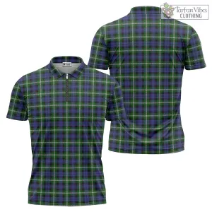 Baillie (Bailey) Tartan Zipper Polo Shirt