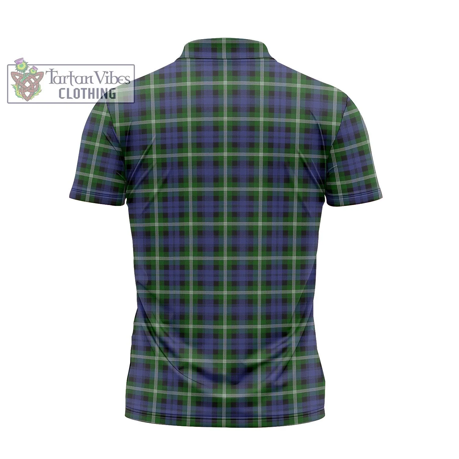 Baillie (Bailey) Tartan Zipper Polo Shirt