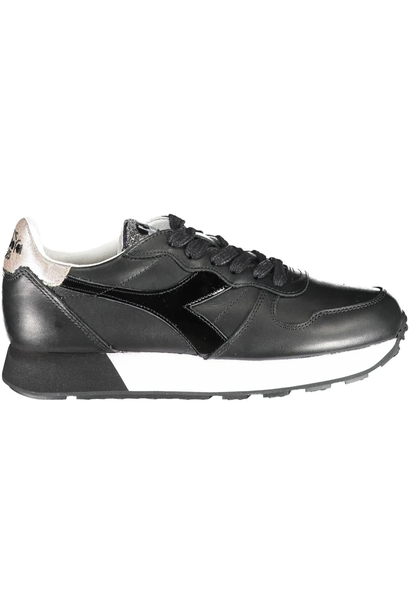 Black Leather Sneaker