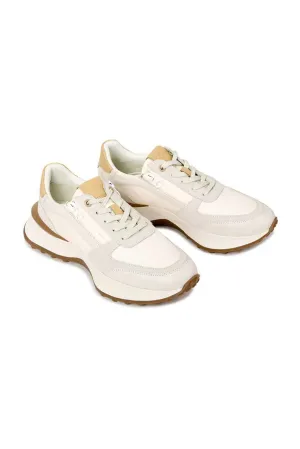 Blithe Cream Leather Sneaker