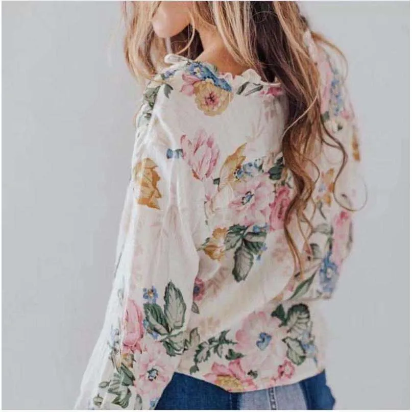 BohoChic Floral Blouse