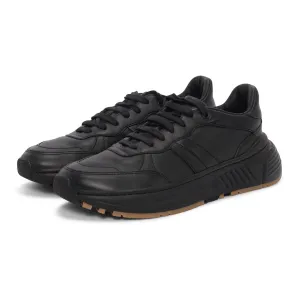 Bottega Veneta Black Leather Speedster Sneakers 42