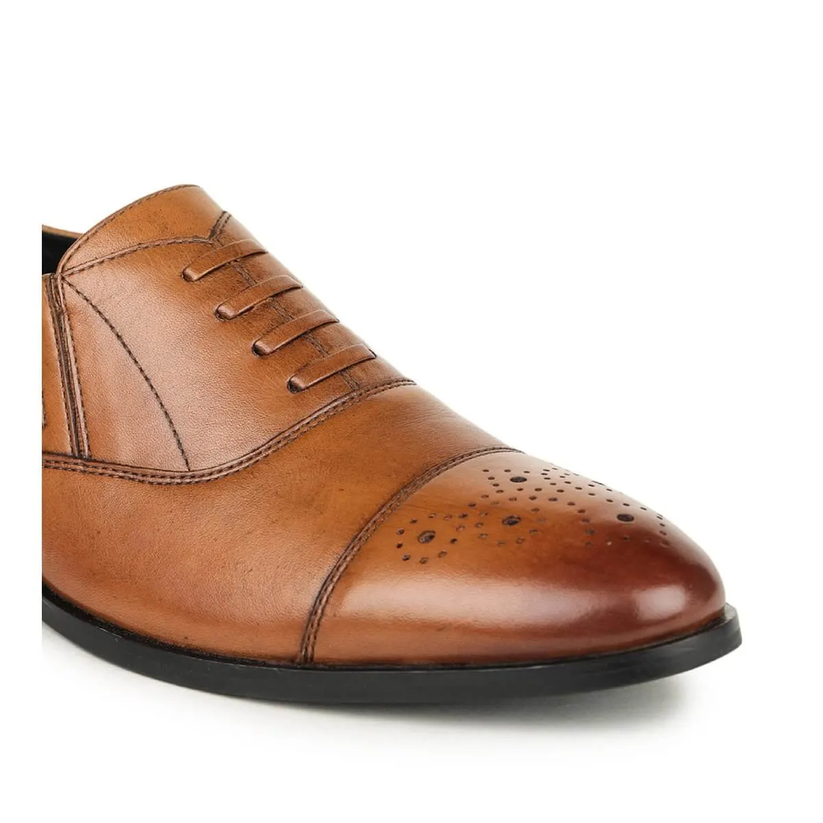 Britmen 5121 Brogue Shoes Formal Parallel Lace Ups