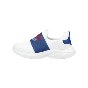 Buffalo Bills NFL Womens Script Wordmark White Slip On Sneakers