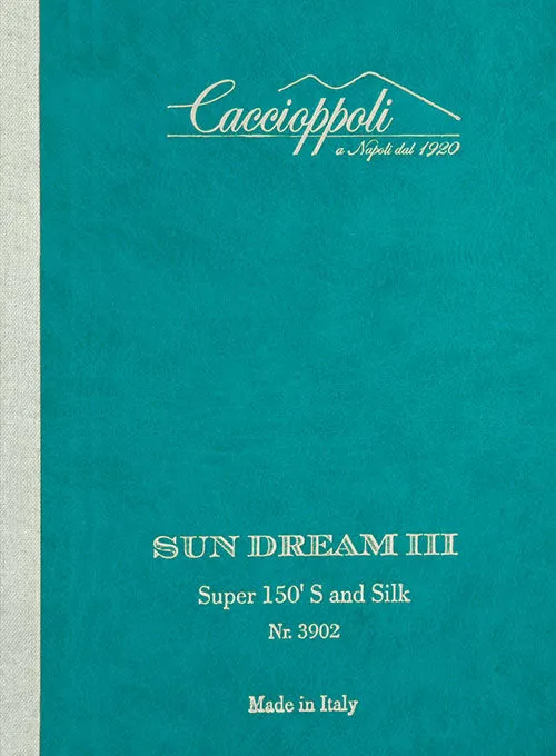 Caccioppoli Sun Dream Kizzu Blue Wool Silk Jacket