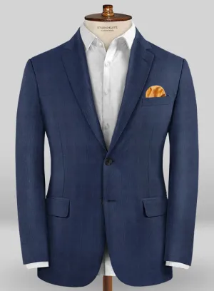 Caccioppoli Sun Dream Kizzu Blue Wool Silk Jacket