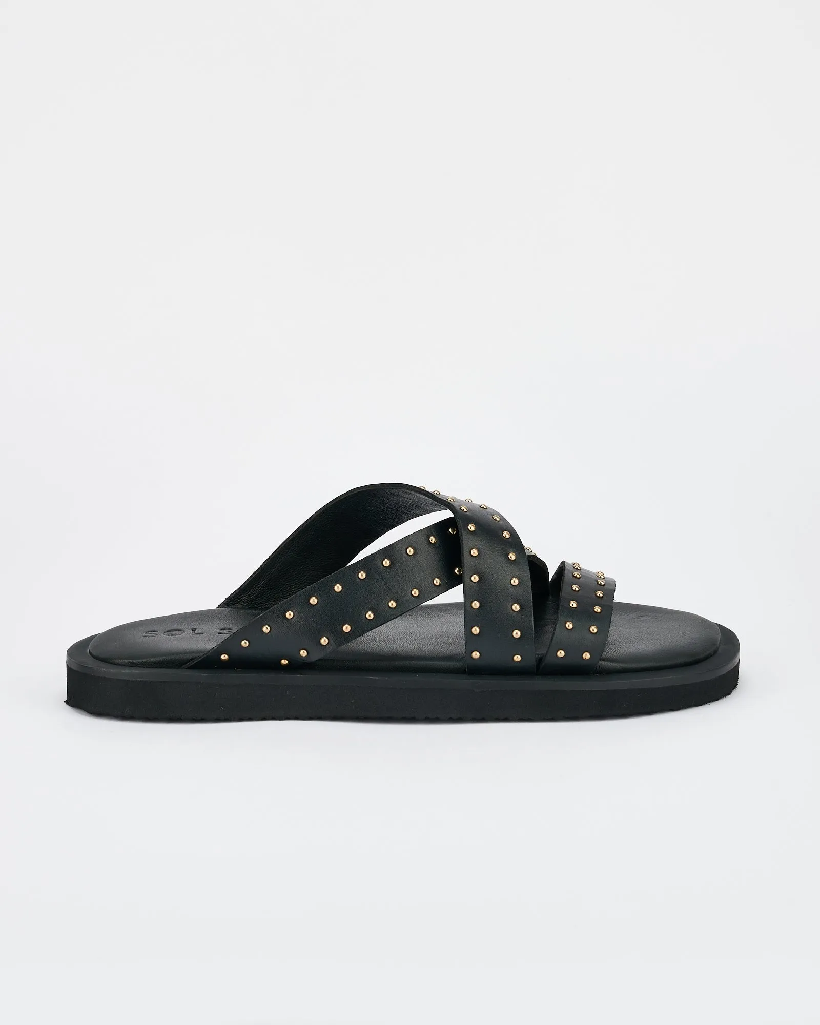 Capri Footbed Black / Gold