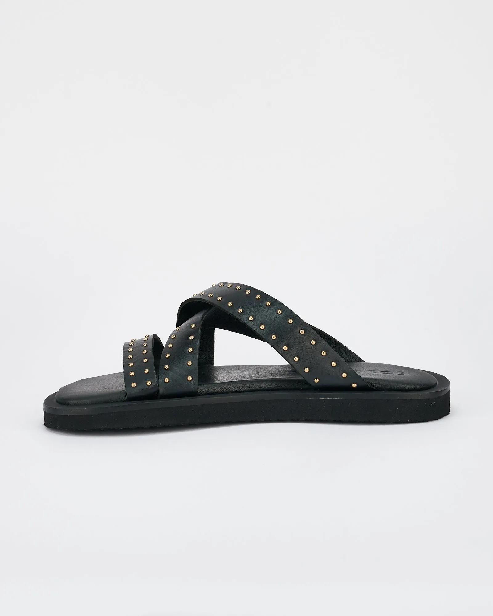 Capri Footbed Black / Gold