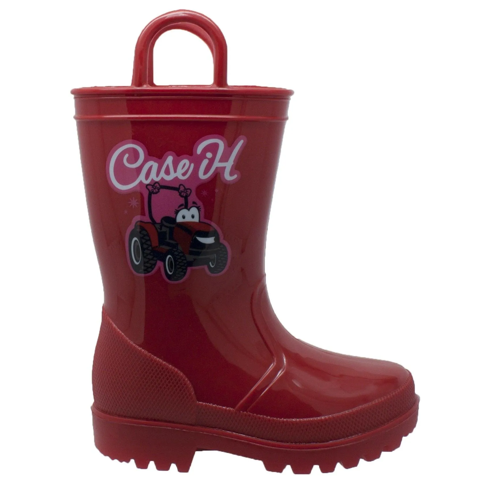 Case IH Children's PVC Boot with Light-Up Outsole Red