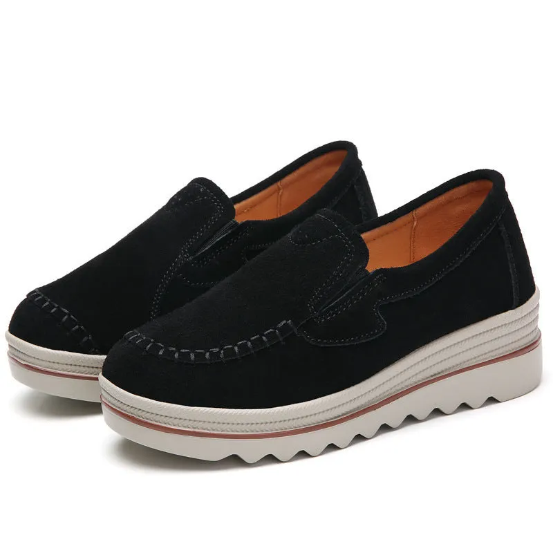 Casual Shoes Women Leather Shoes