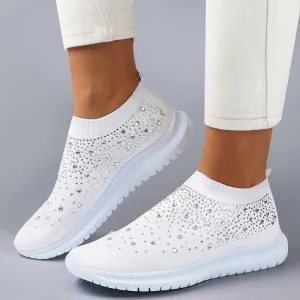 Casual Slip On Crystal Sneakers Shoes