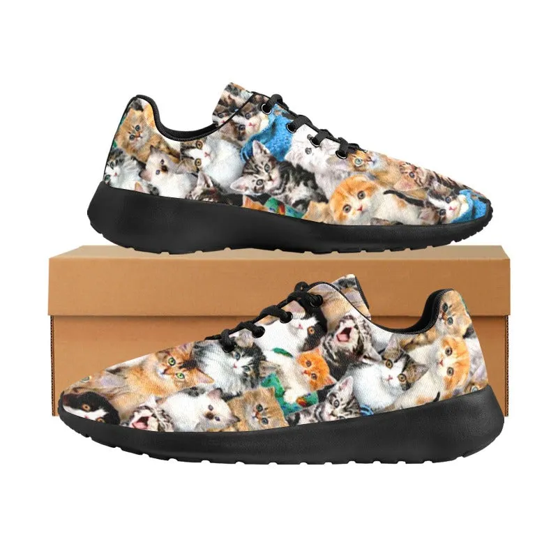 Cat Themed Women's Athletic Shoes