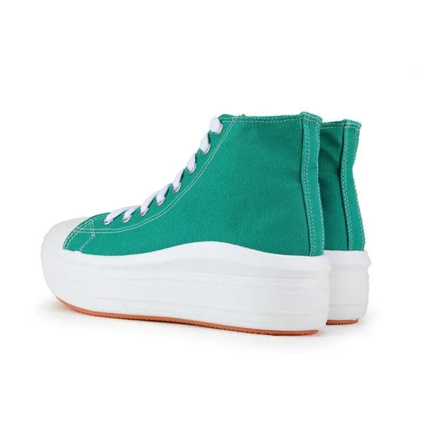 CHUNKY GREEN GIRLS SNEAKERS