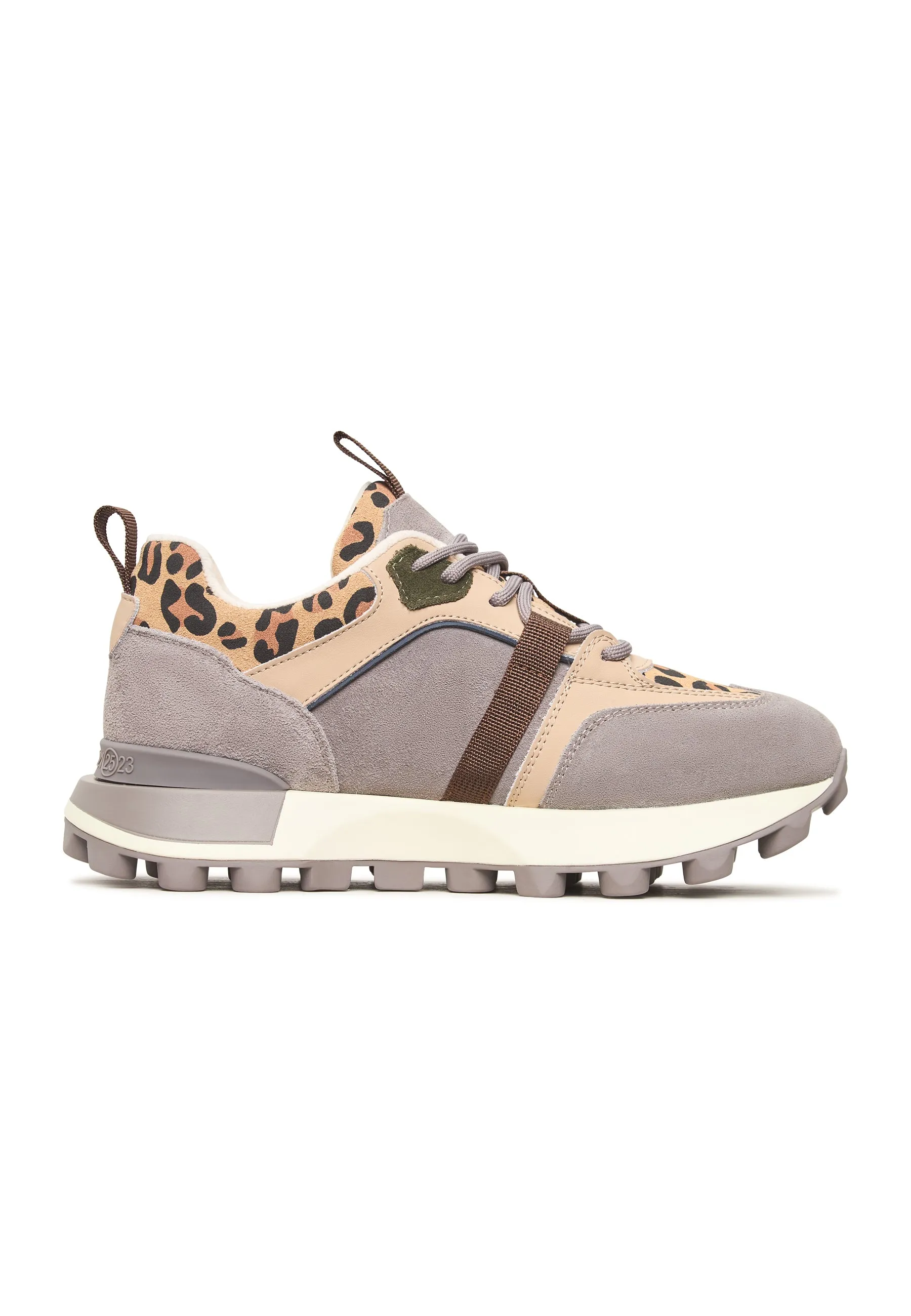 Chunky Platform Sneakers - Beige