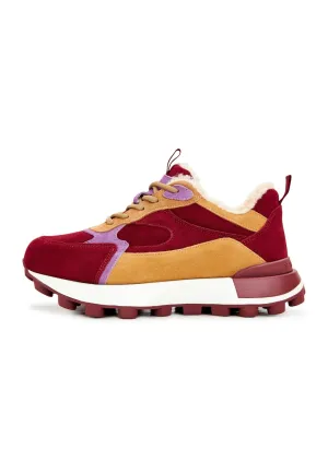 Chunky Platform Sneakers - Bordeaux