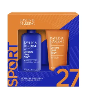 Citrus, Lime and Mint Men's Refreshing Shower Duo Gift Set