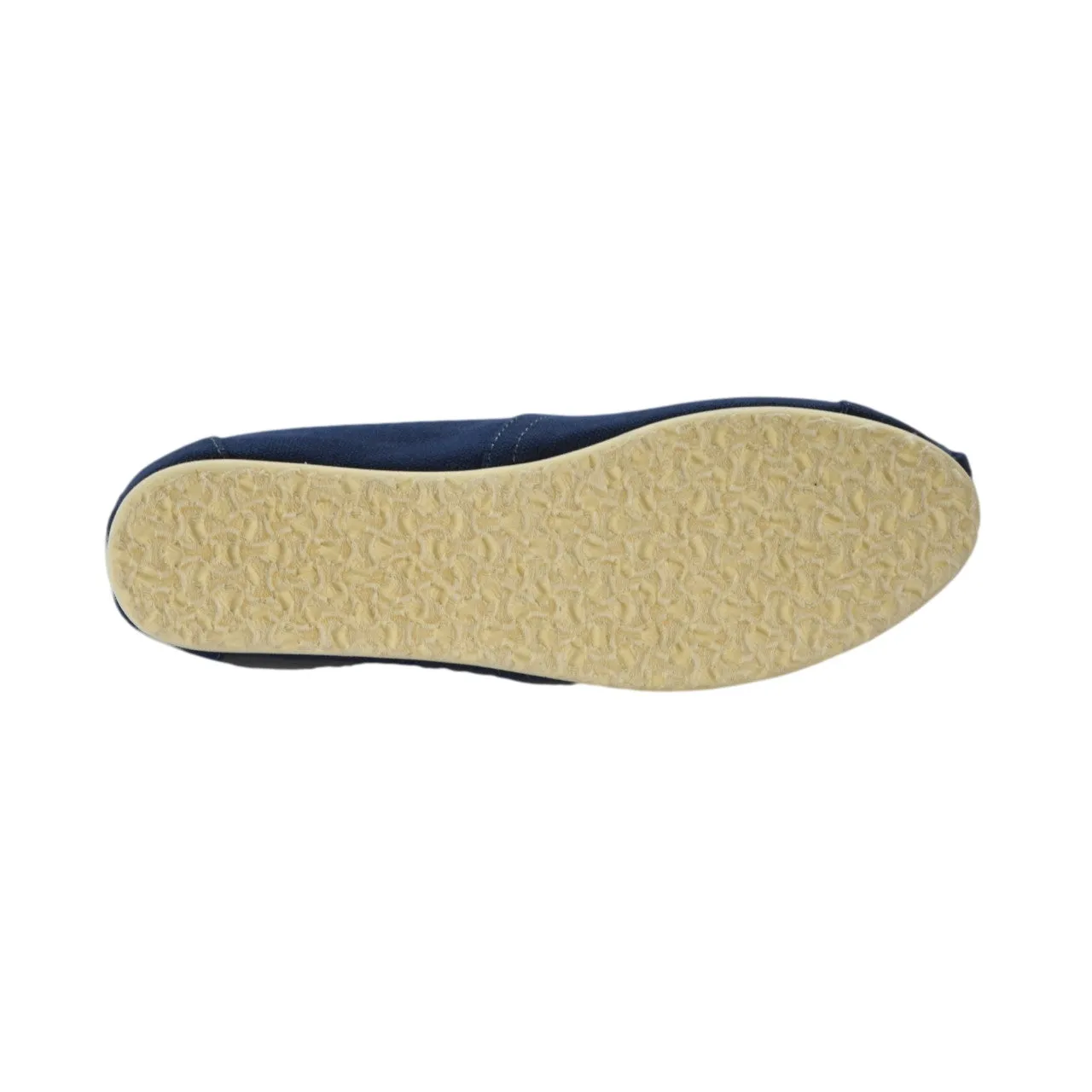 Classic Navy Blue Canvas Slip On Shoes Alpargatas (Unisex)