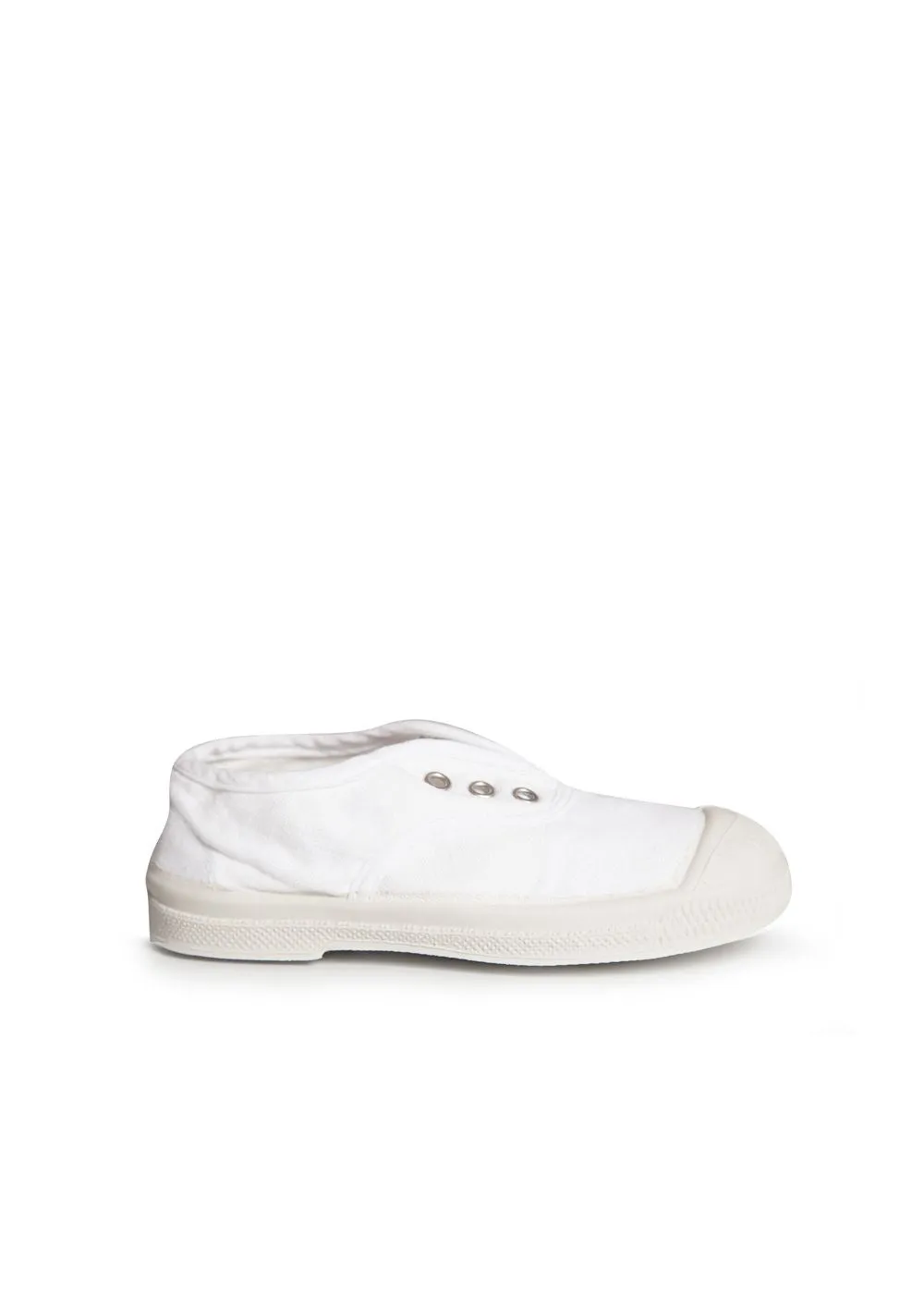 Cotton Canvas Sneakers (White)