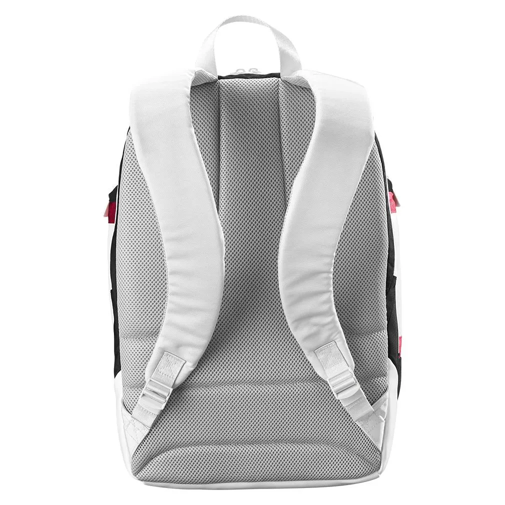 Courage Collection Tennis Backpack Black and White