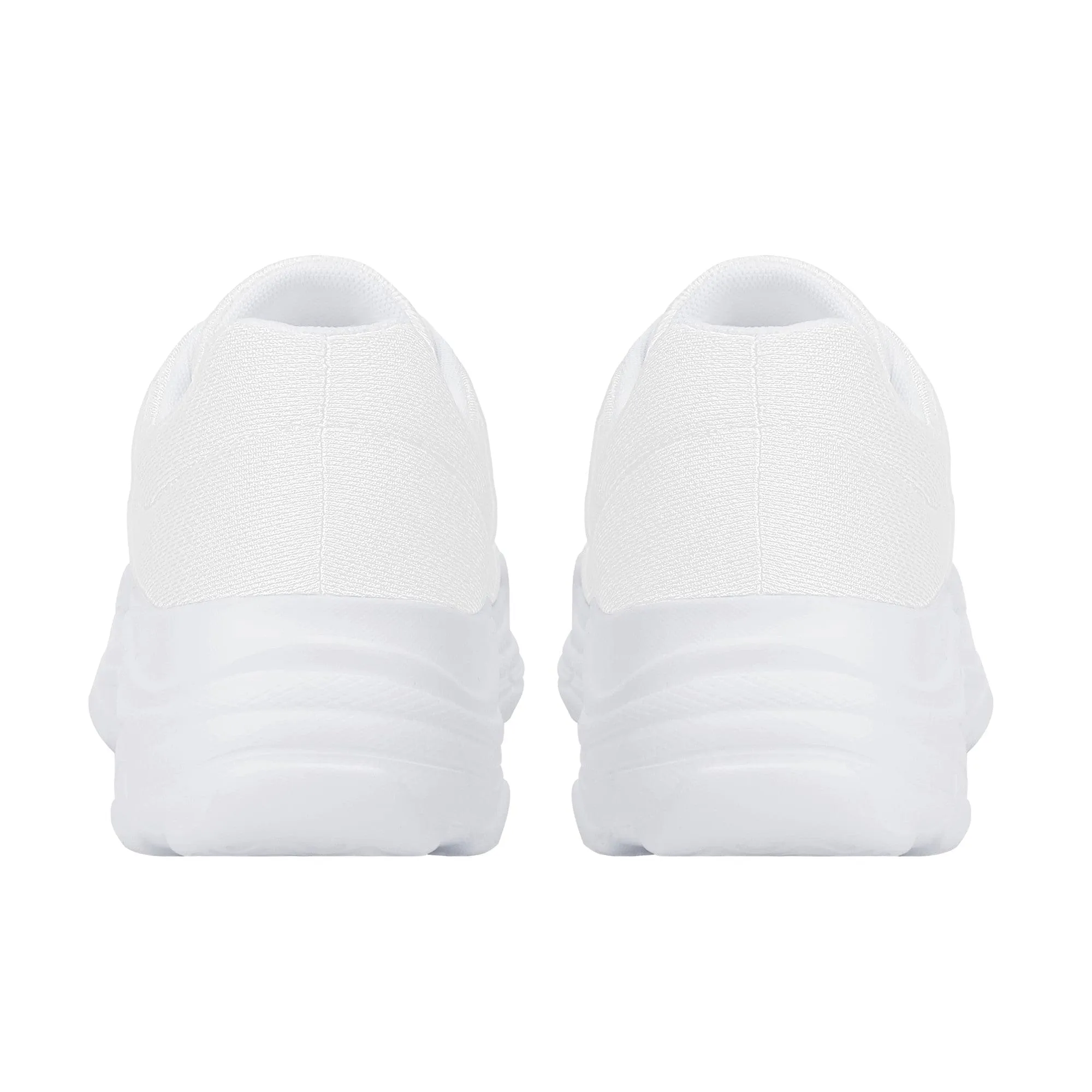 Custom Chunky Running Shoes - White D22