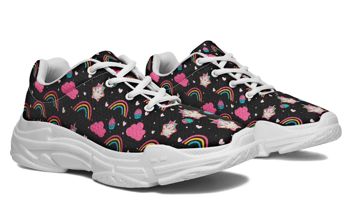 Cutesy Unicorns Chunky Sneakers