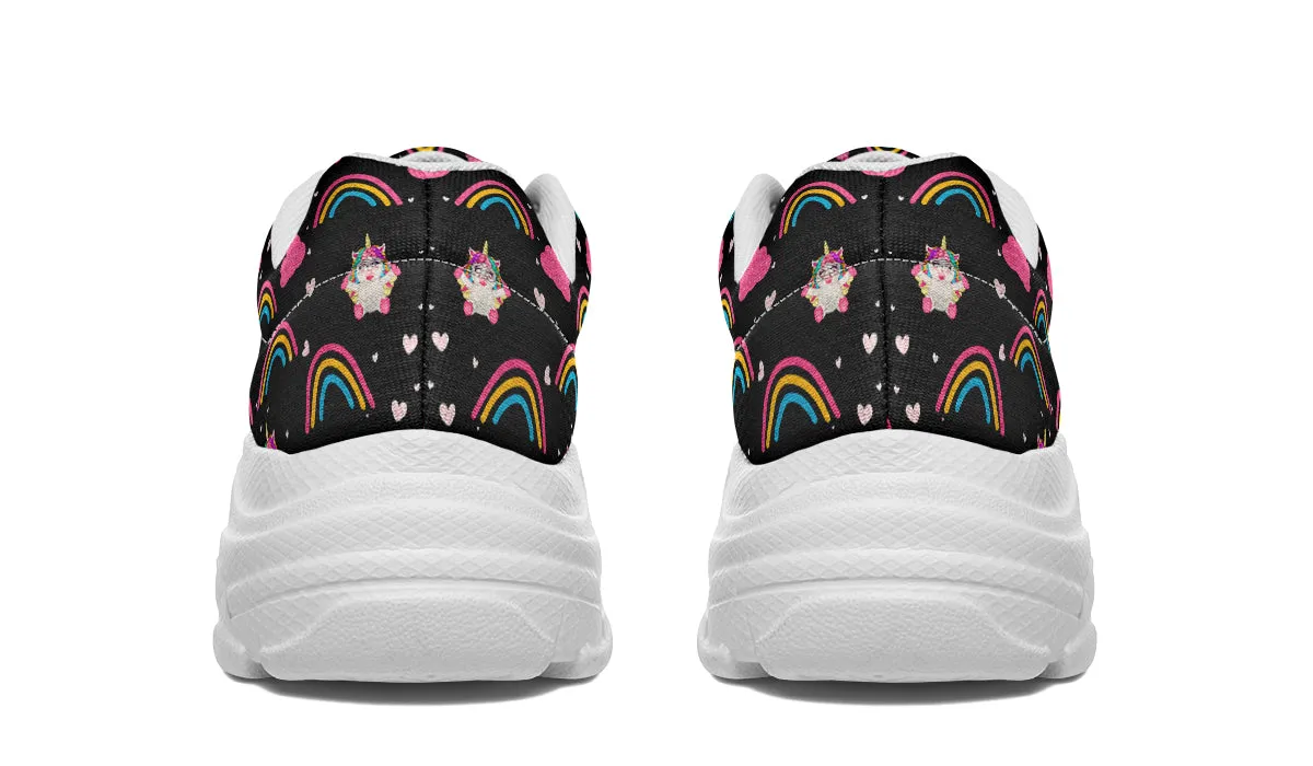 Cutesy Unicorns Chunky Sneakers