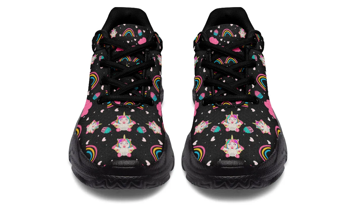 Cutesy Unicorns Chunky Sneakers