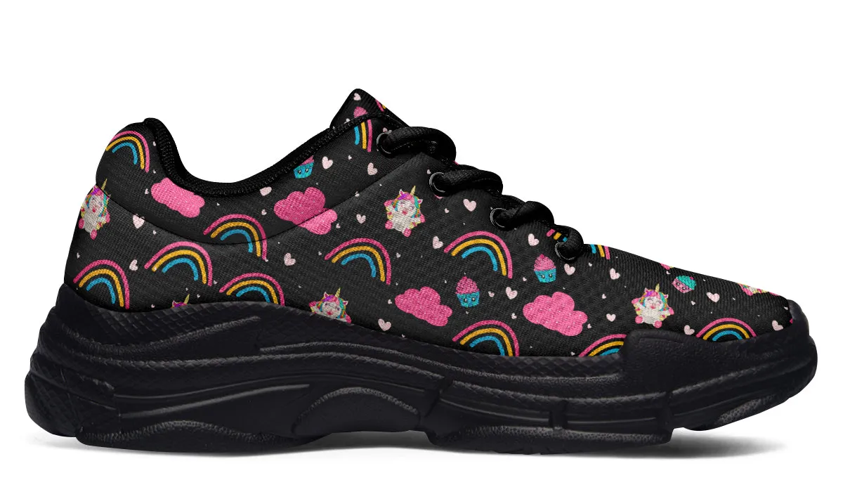 Cutesy Unicorns Chunky Sneakers