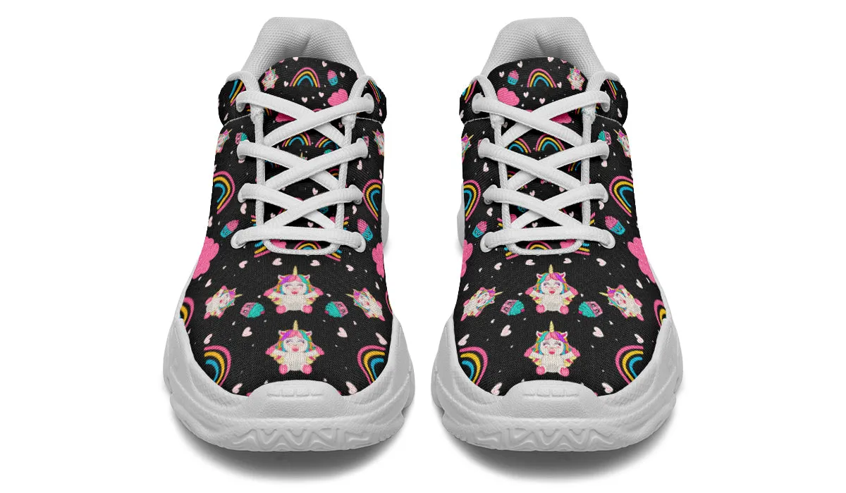 Cutesy Unicorns Chunky Sneakers