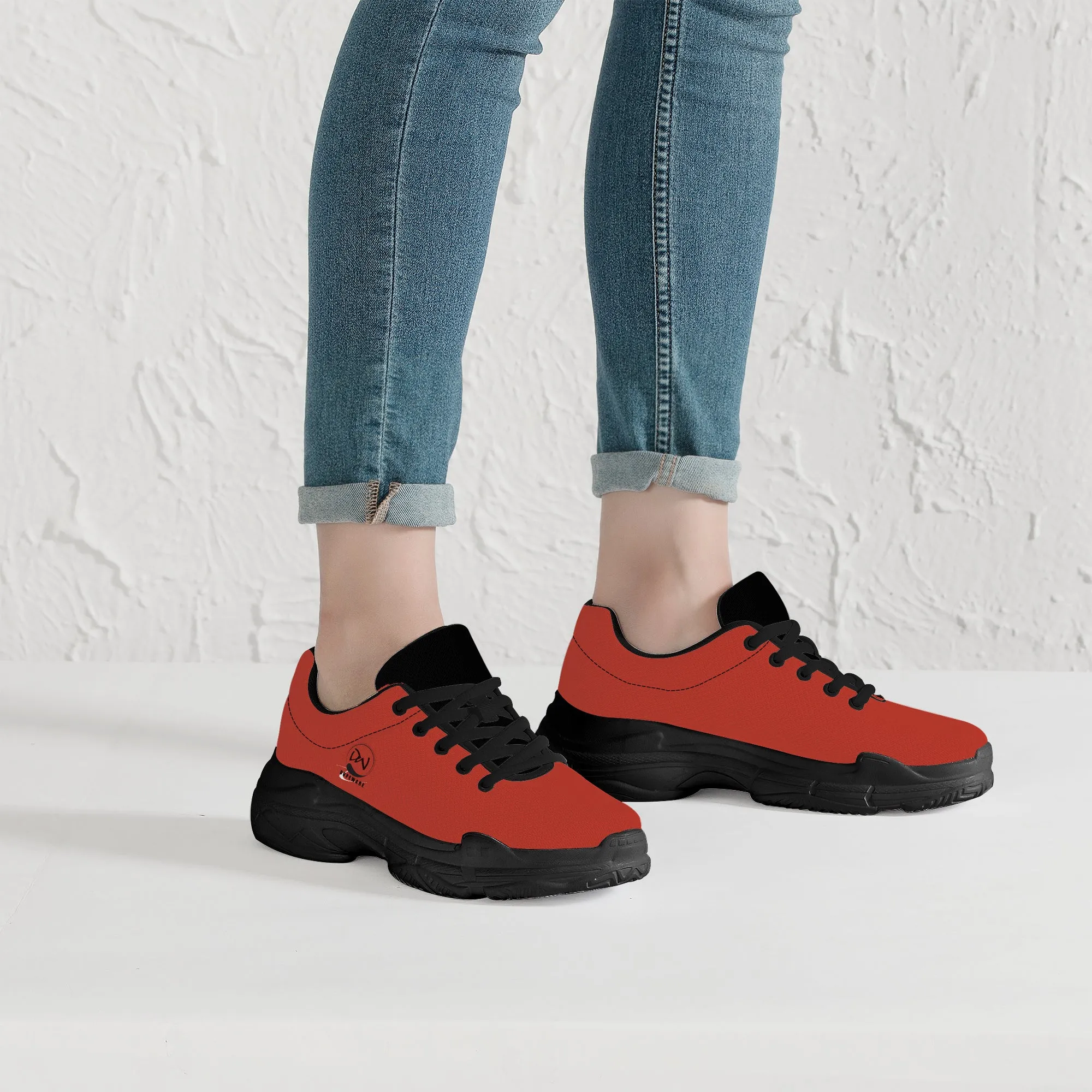 D22 Chunky Sneakers - RED