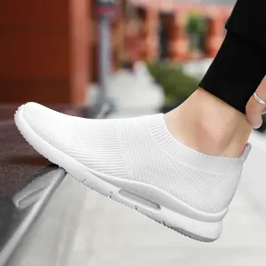 Damyuan Men's Lightweight Running Shoes: Slip-On Sock Sneakers for Casual Wear and Sports