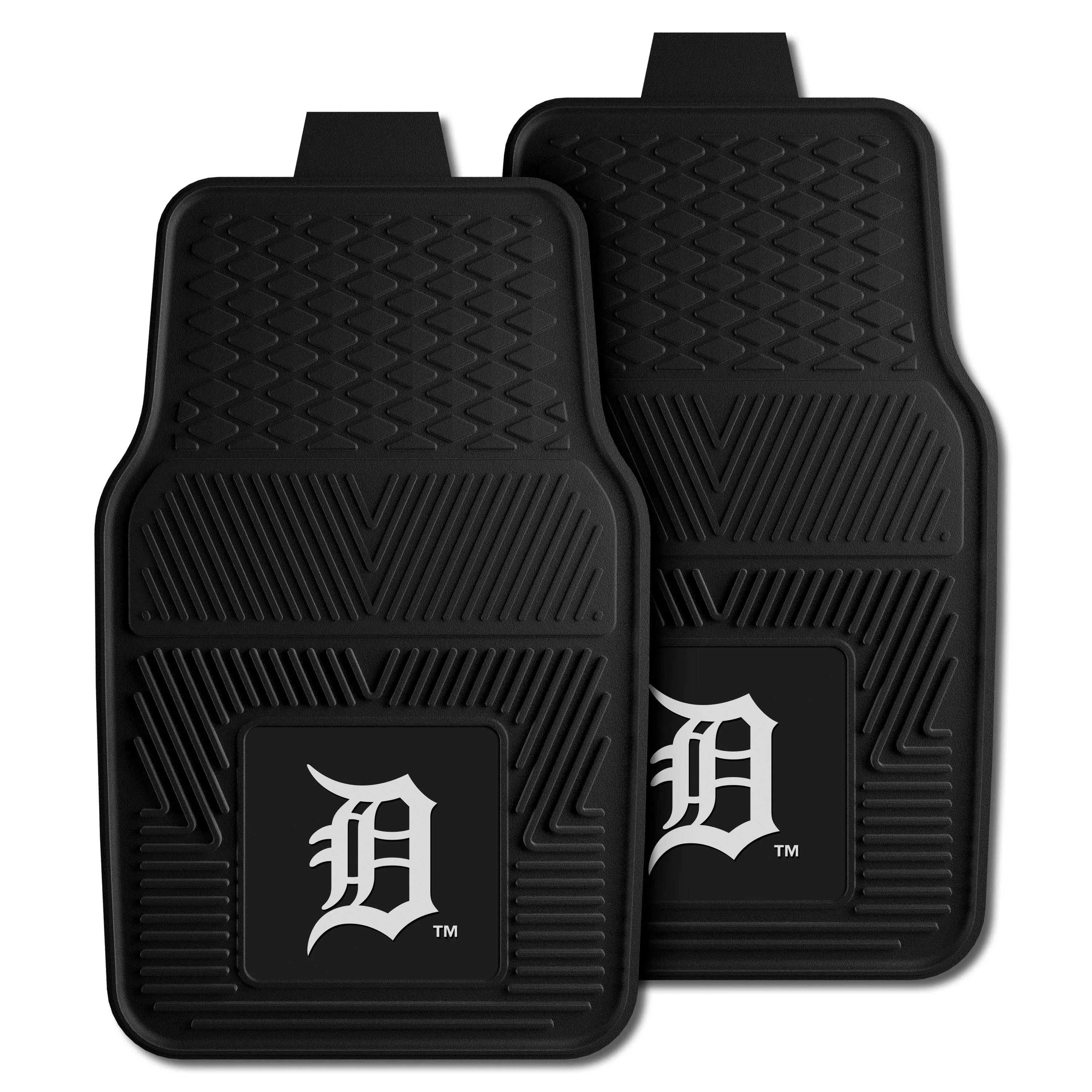 Detroit Tigers Heavy Duty Car Mat Set - 2 Pieces