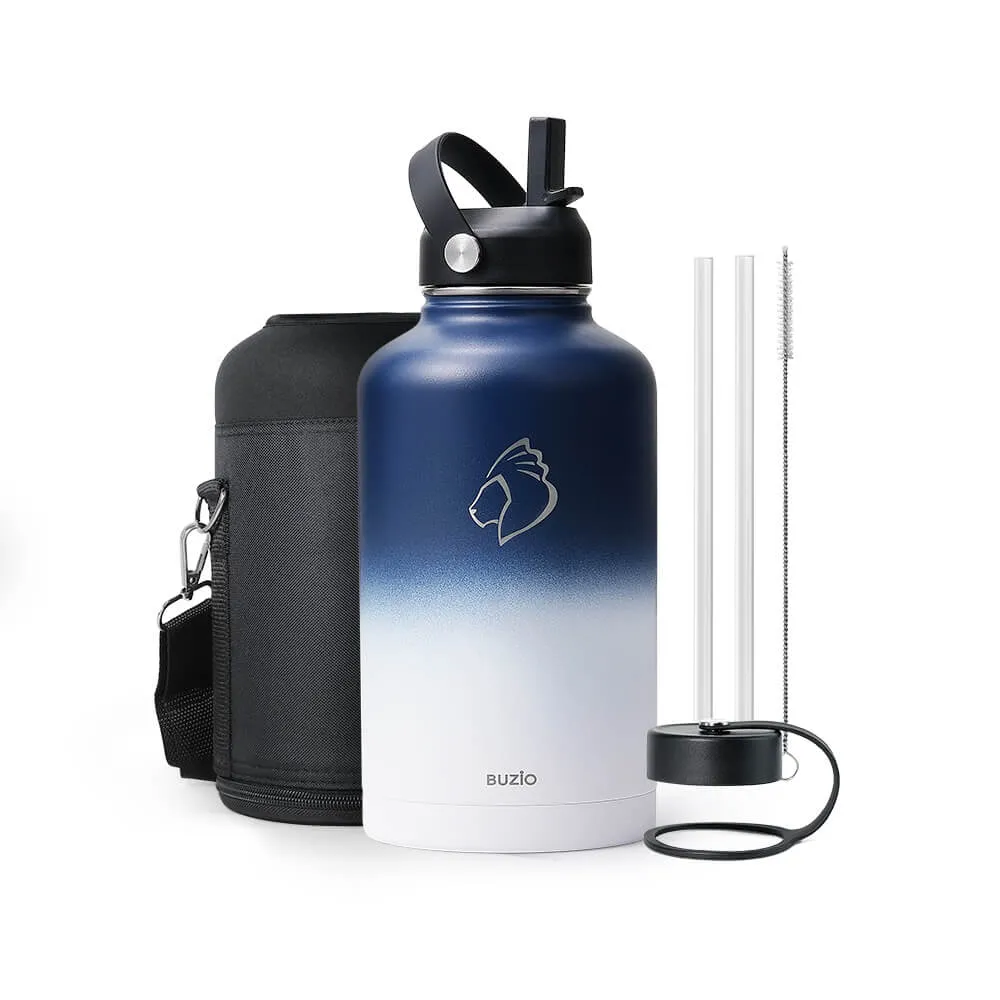 Duet Series Water Bottles with 2 Lids | 64oz