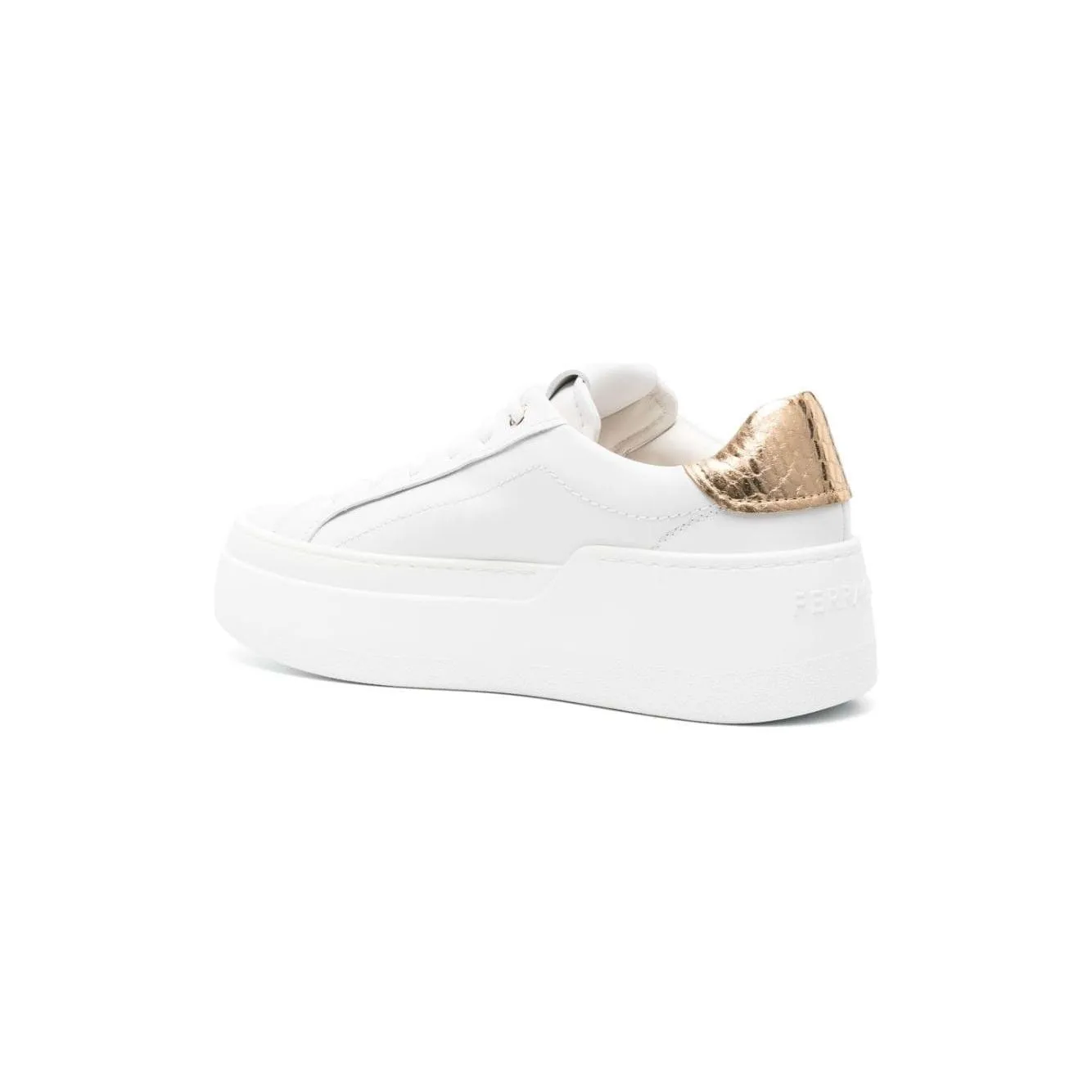 Ferragamo calf leather Sneakers White