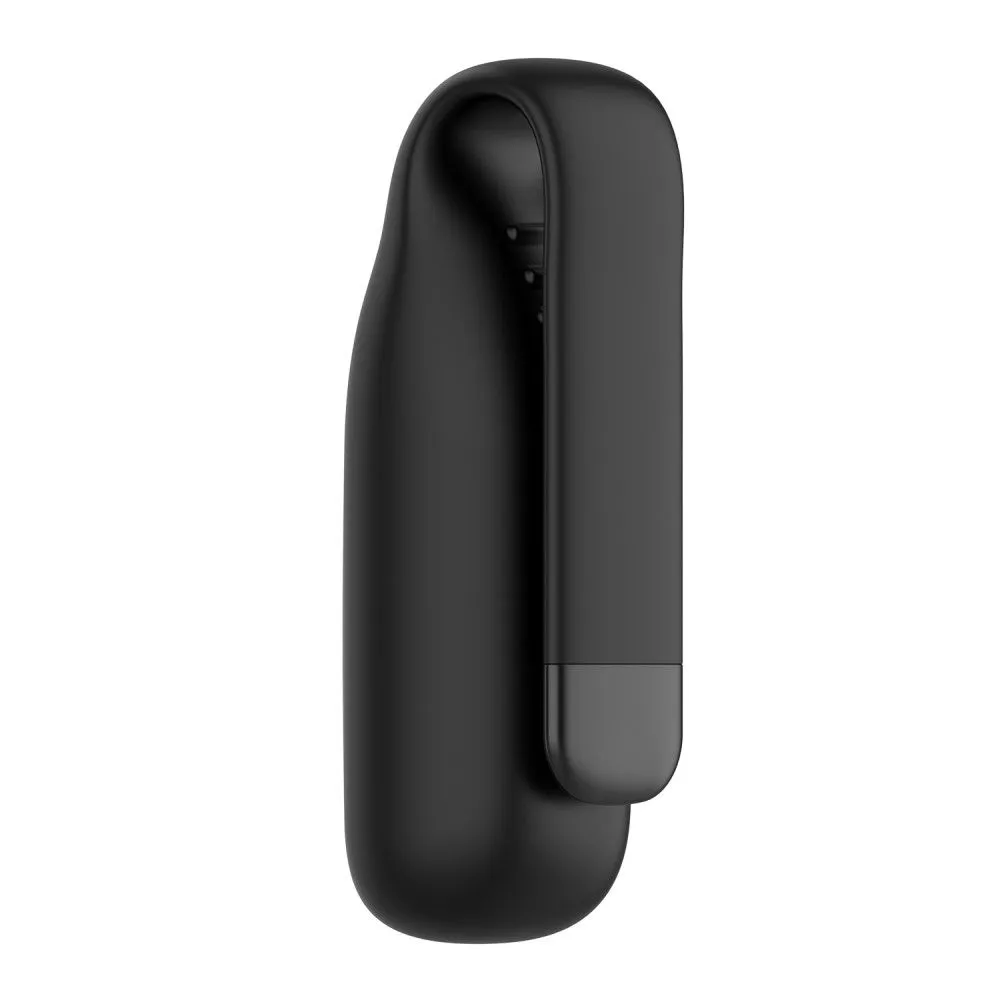 Fitbit Luxe silicone cover with clip holder - Black