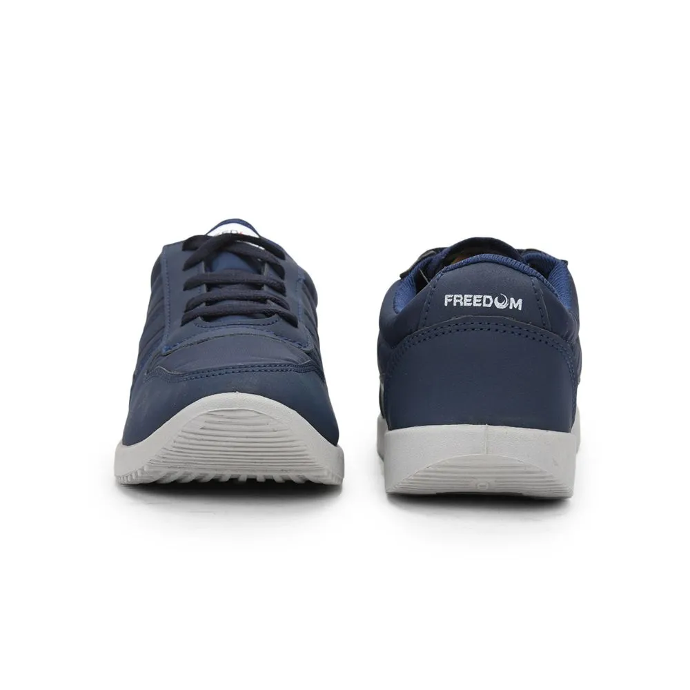 Freedom Casual Blue Pt. Lacing Shoes For Men JUMP By Liberty