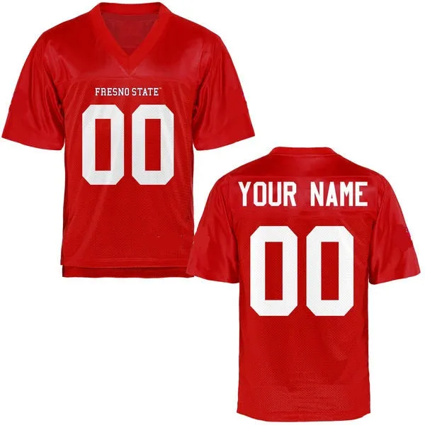 Fresno State Bulldogs Style Customizable Football Jersey