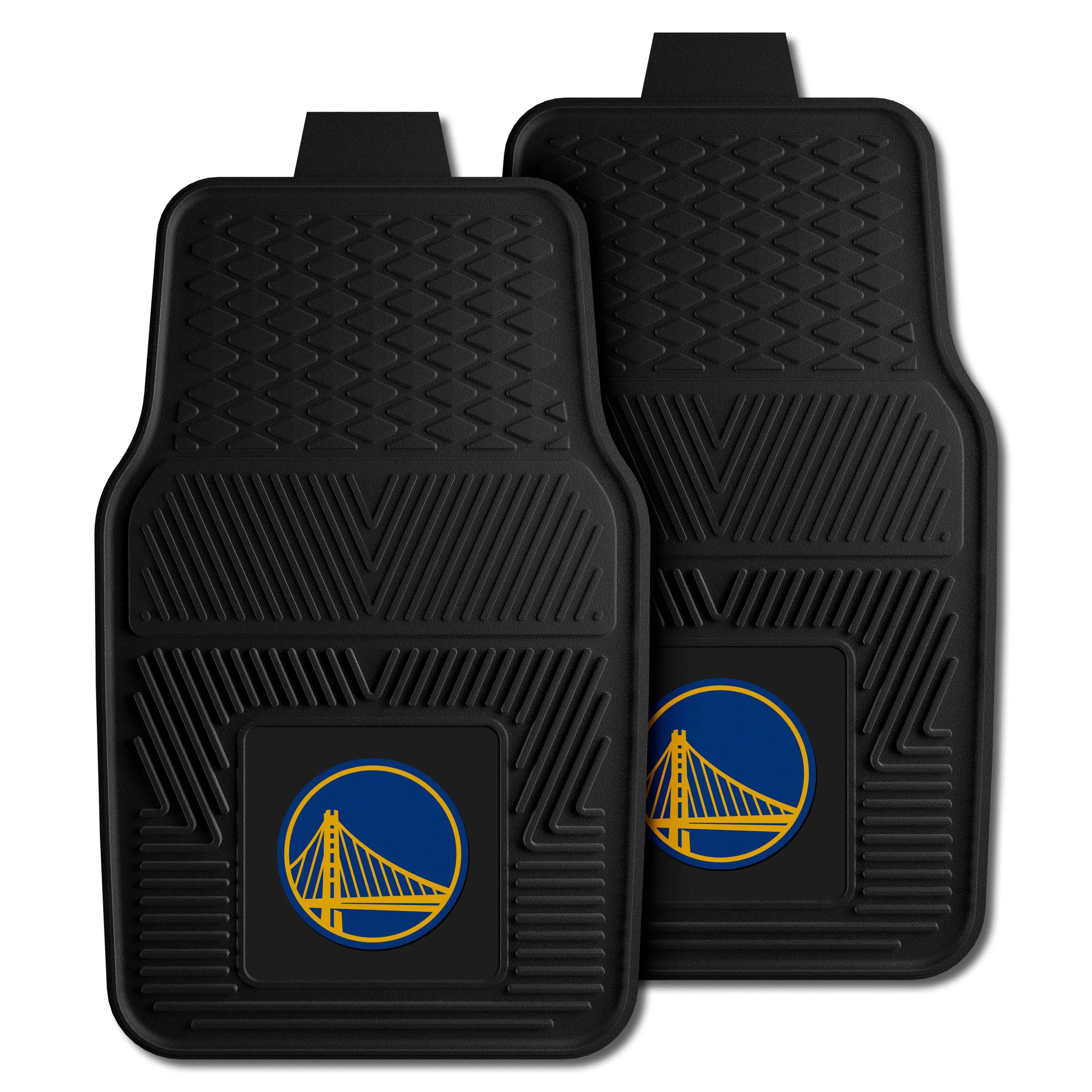 Golden State Warriors Heavy Duty Car Mat Set - 2 Pieces