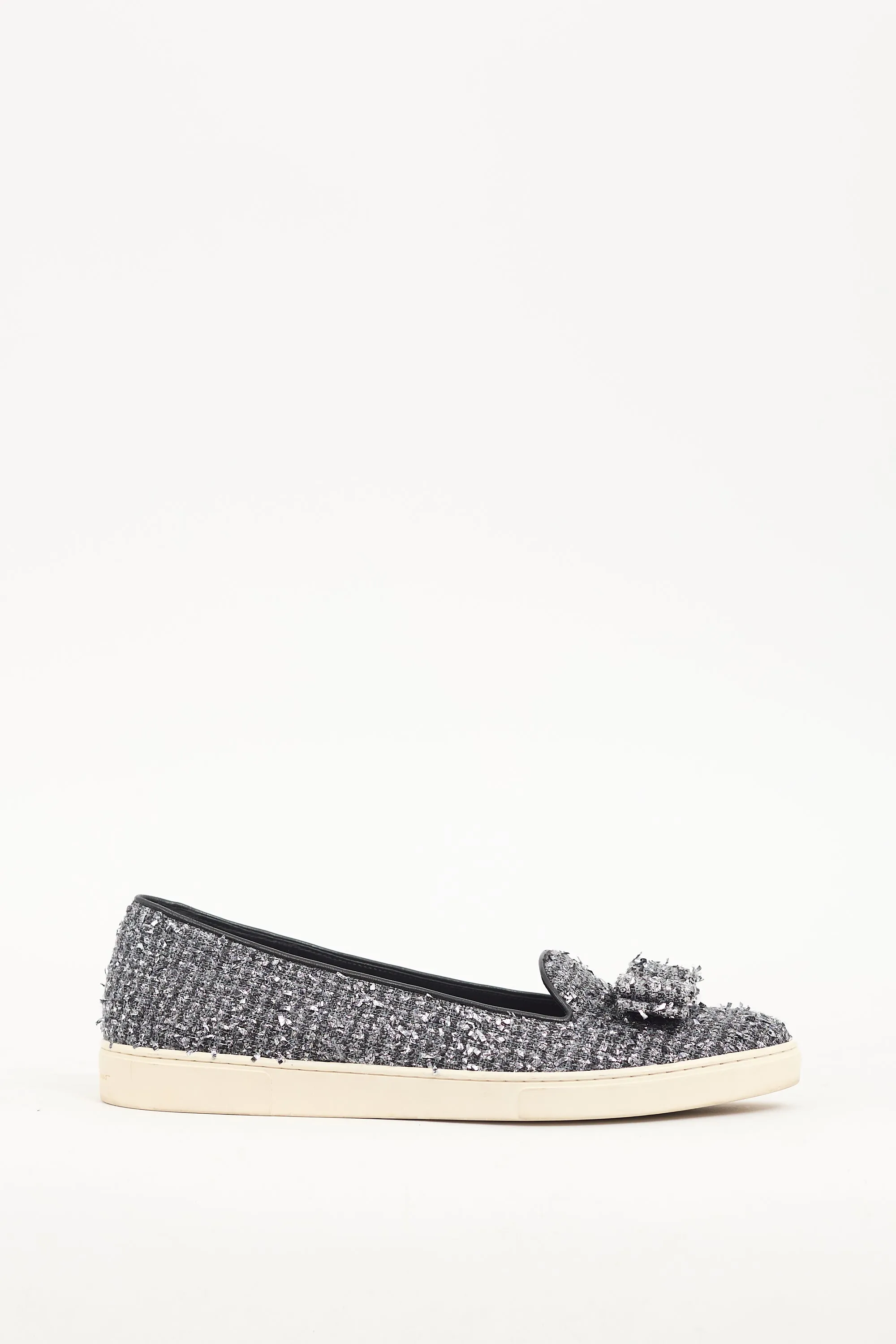 Grey Tweed Novello Sneaker