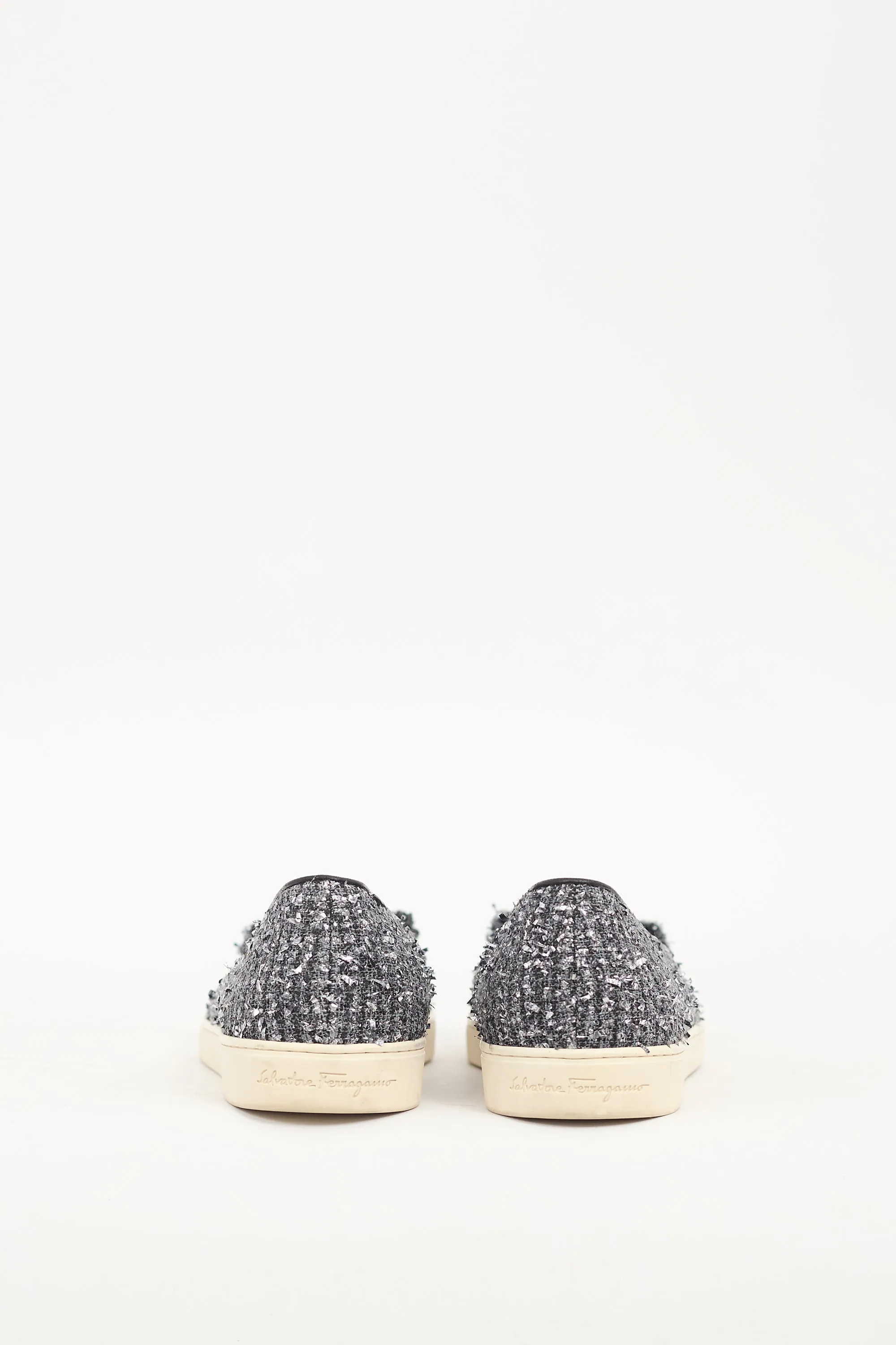 Grey Tweed Novello Sneaker